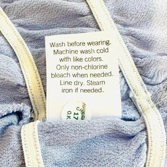 NWT SO GOODS FOR LIFE Juniors Pullover Adjustable Straps Cropped Blue Top Sz XL - Picture 13 of 13